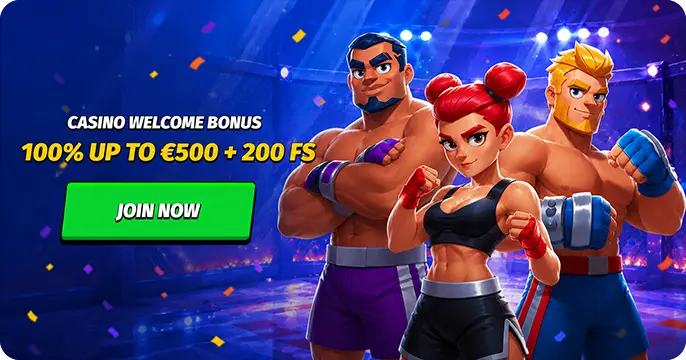 BigClash welcome bonus 100% up to €500 + 200 FS